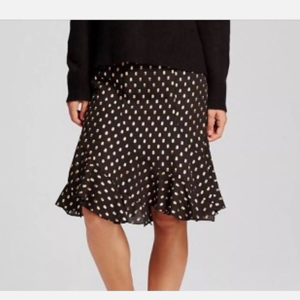 Who What Wear Skirt with Ruffle, New with Tags